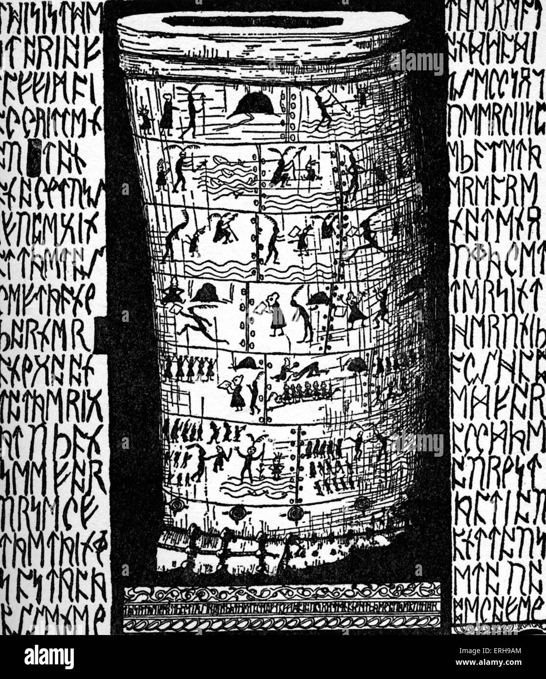 Juste pour des histoires de Rudyard Kipling. L'histoire d'Taffimai Metallumai sculptés sur un vieux tusk il y a très longtemps par l'ancienne Banque D'Images