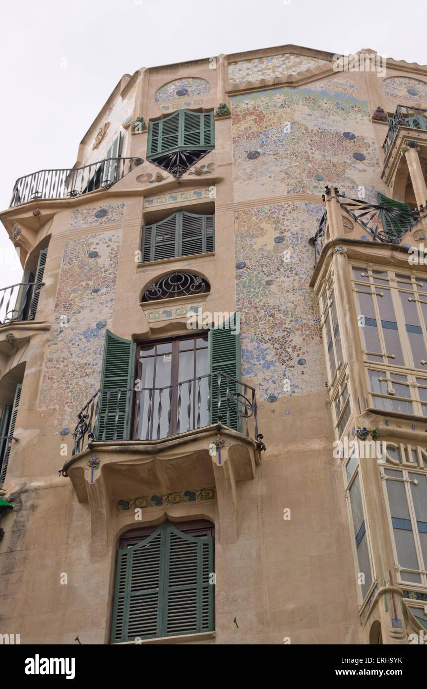 Détail de l'Hotel Rey à Palma de Majorque Banque D'Images