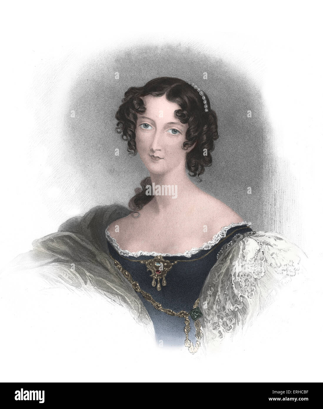 Comtesse de Jersey, Sarah Sophia Fane (plus tard Villiers) 1785-1867. La maîtresse du Prince de Galles et ami du poète Lord Banque D'Images