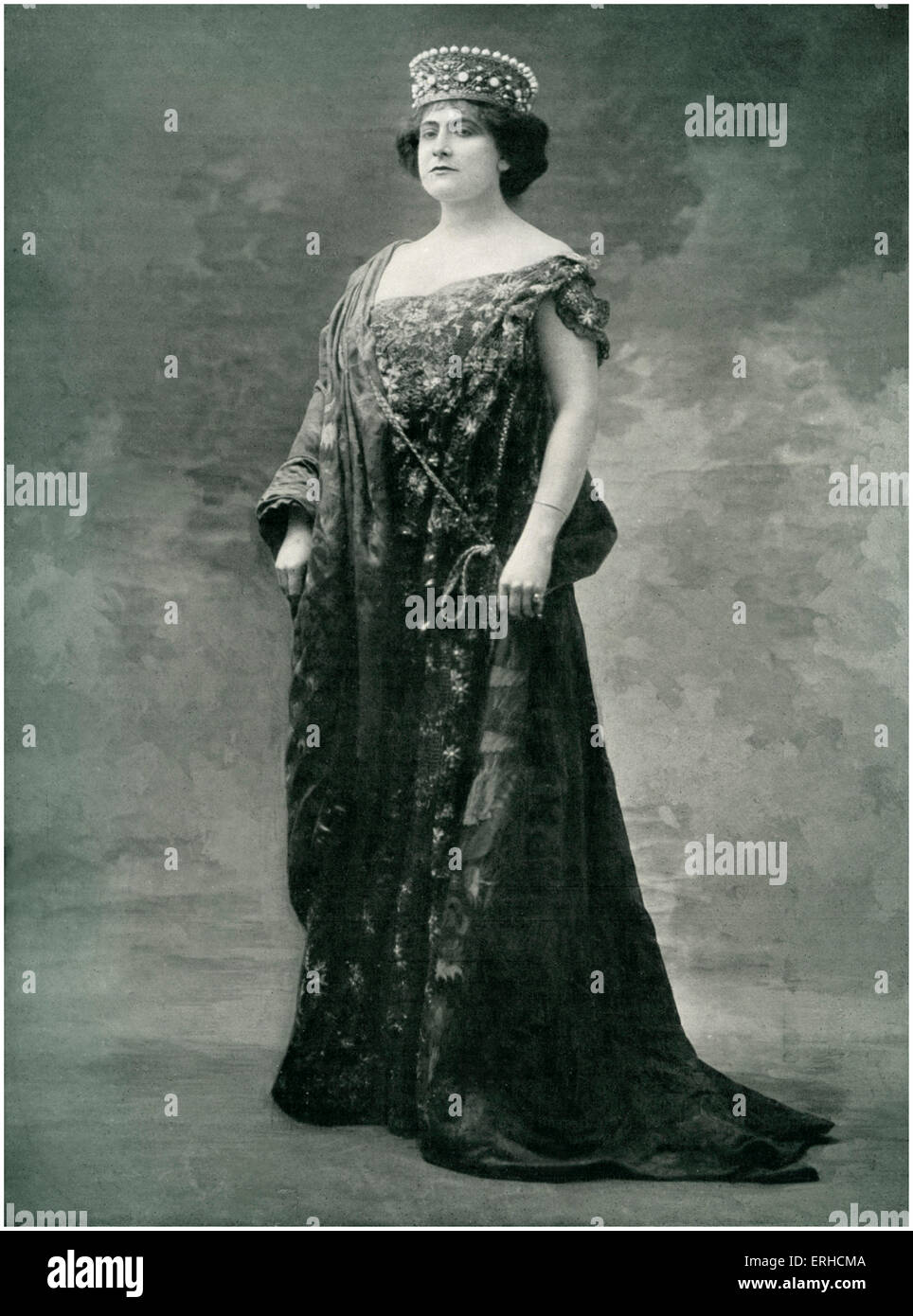 Lucienne Breval que Phaedra dans Jean-Philippe Rameau, Hippolyte et Aricie (Hippolyte et Aricia). De : le théâtre, 1908. Compositeur et théoricien français, 25 septembre 1683 - 12 septembre 1764. Banque D'Images