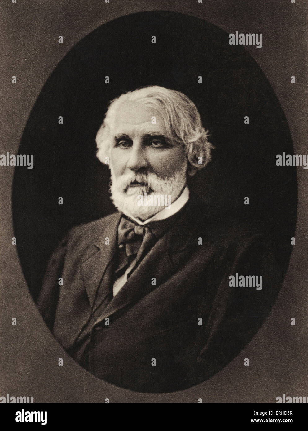 Ivan Tourgueniev - portrait. Dramaturge russe 1818-1883 Banque D'Images