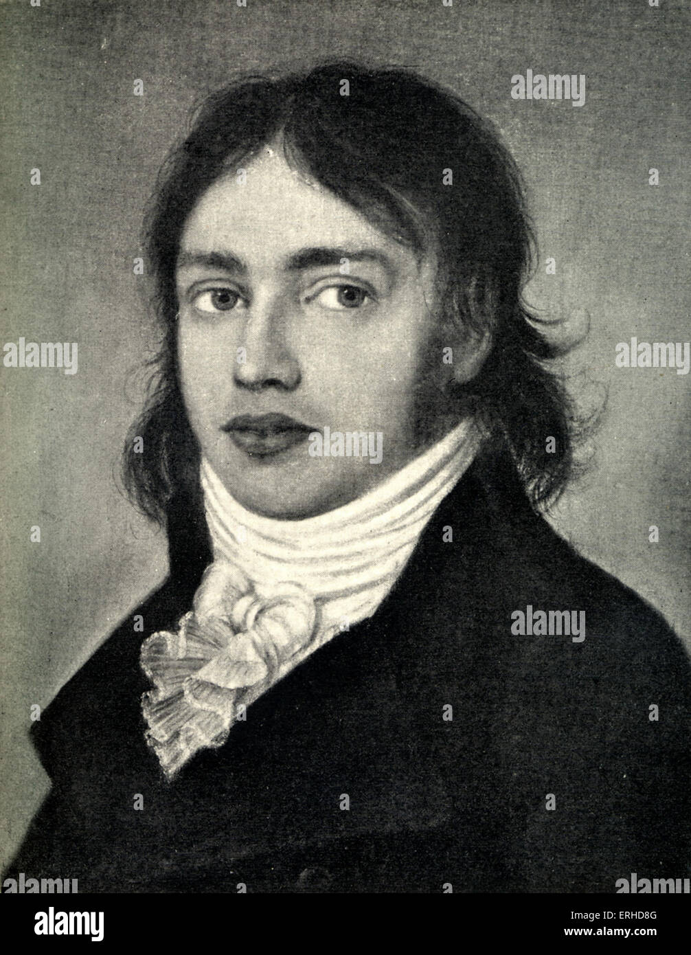Samuel Taylor Coleridge en 1799. Poète anglais, 21 octobre 1772-25 juillet 1834. Banque D'Images