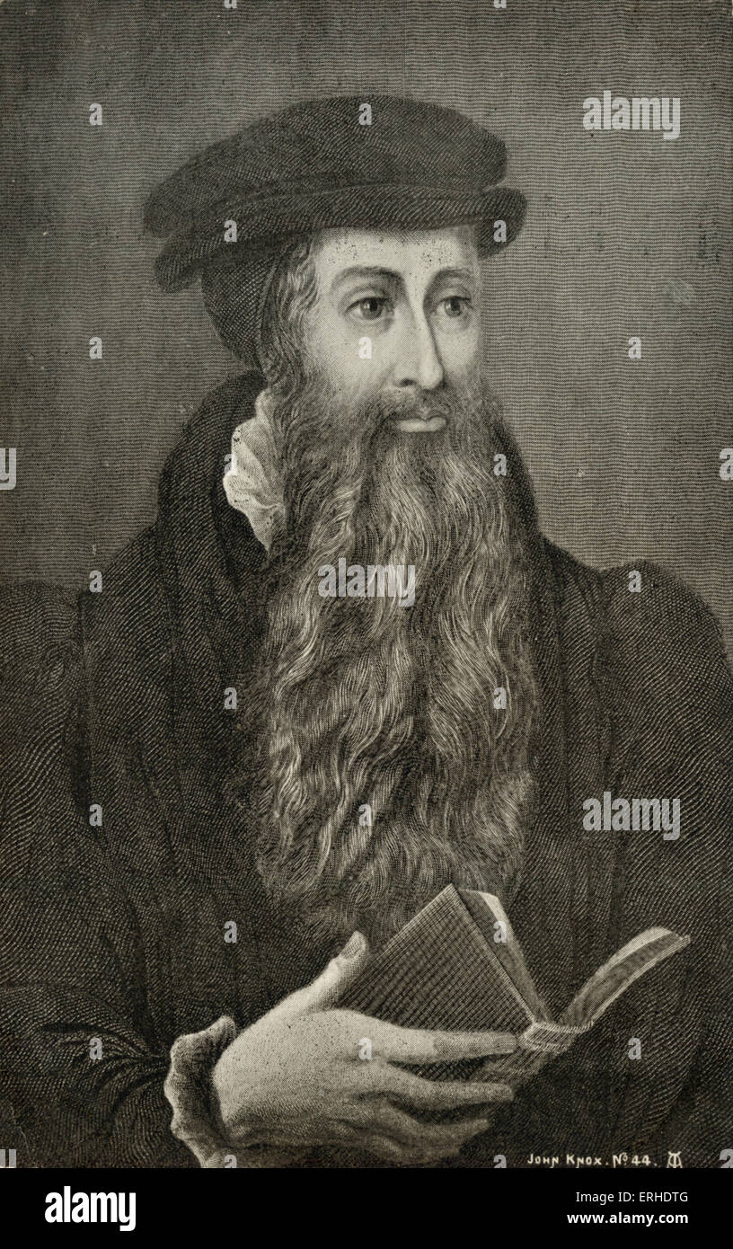 - John Knox, réformateur écossais et chef protestant. 1505-1572 Banque D'Images