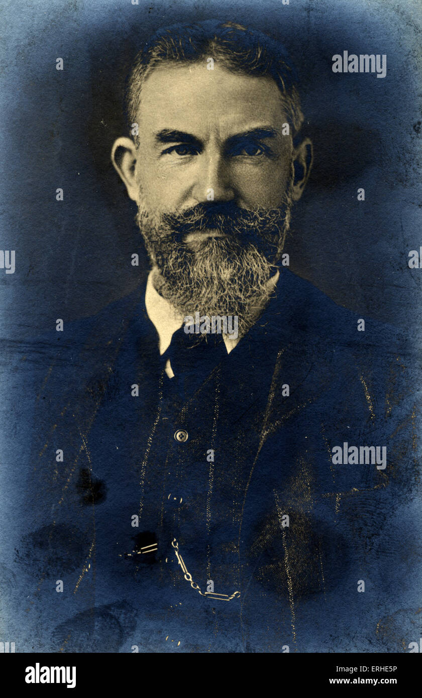 George Bernard Shaw, portrait, dramaturge irlandais. 26 juillet 1856 - 2 novembre 1950 Banque D'Images