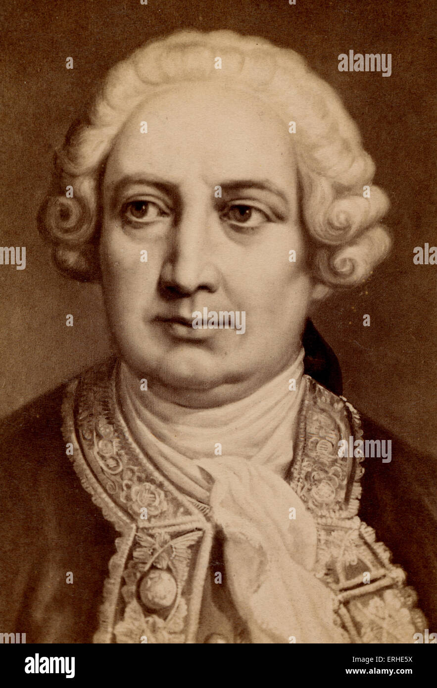 David Hume, portrait. L'économiste écossais, 7 mai 1711- 25 août 1776 Banque D'Images