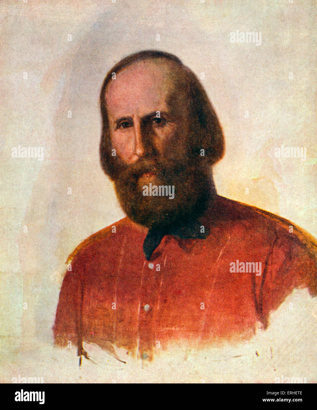 Giuseppe Garibaldi - Patriote, soldat et le père de nationalisme italien, 1807-1882. Sous-titre suivant : L'Eroe populaires Dell' Banque D'Images