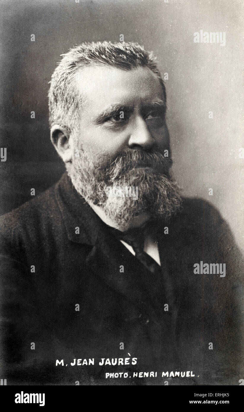 Jean Jaurès, le leader socialiste français - 1859 - 1914 Photo Stock - Alamy
