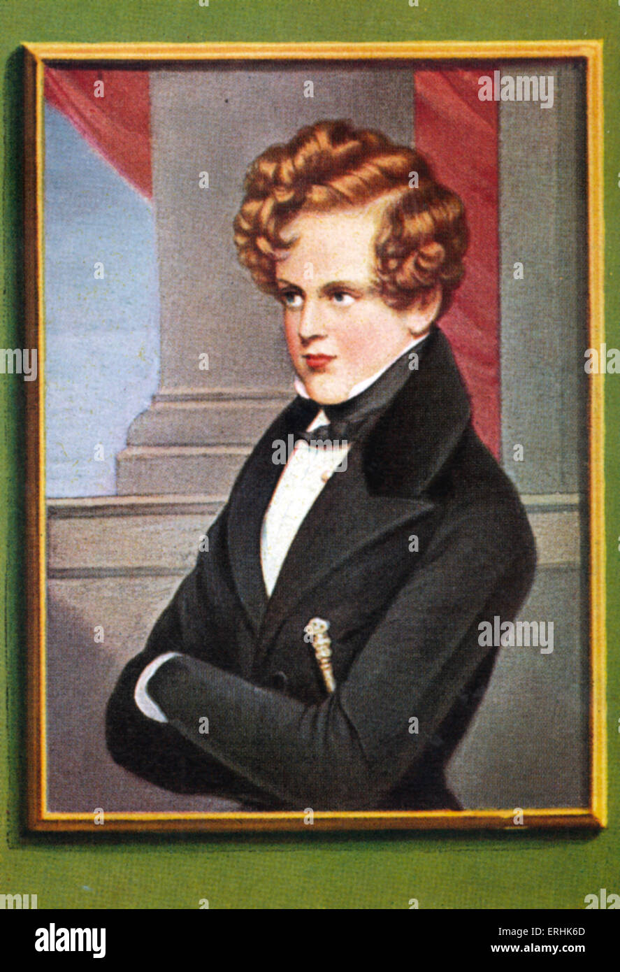 Napoléon II, duc de Reichstadt. Portrait. Fils de Napoléon Bonaparte, et brièvement le deuxième empereur de France. 20 mars 1811 - Banque D'Images