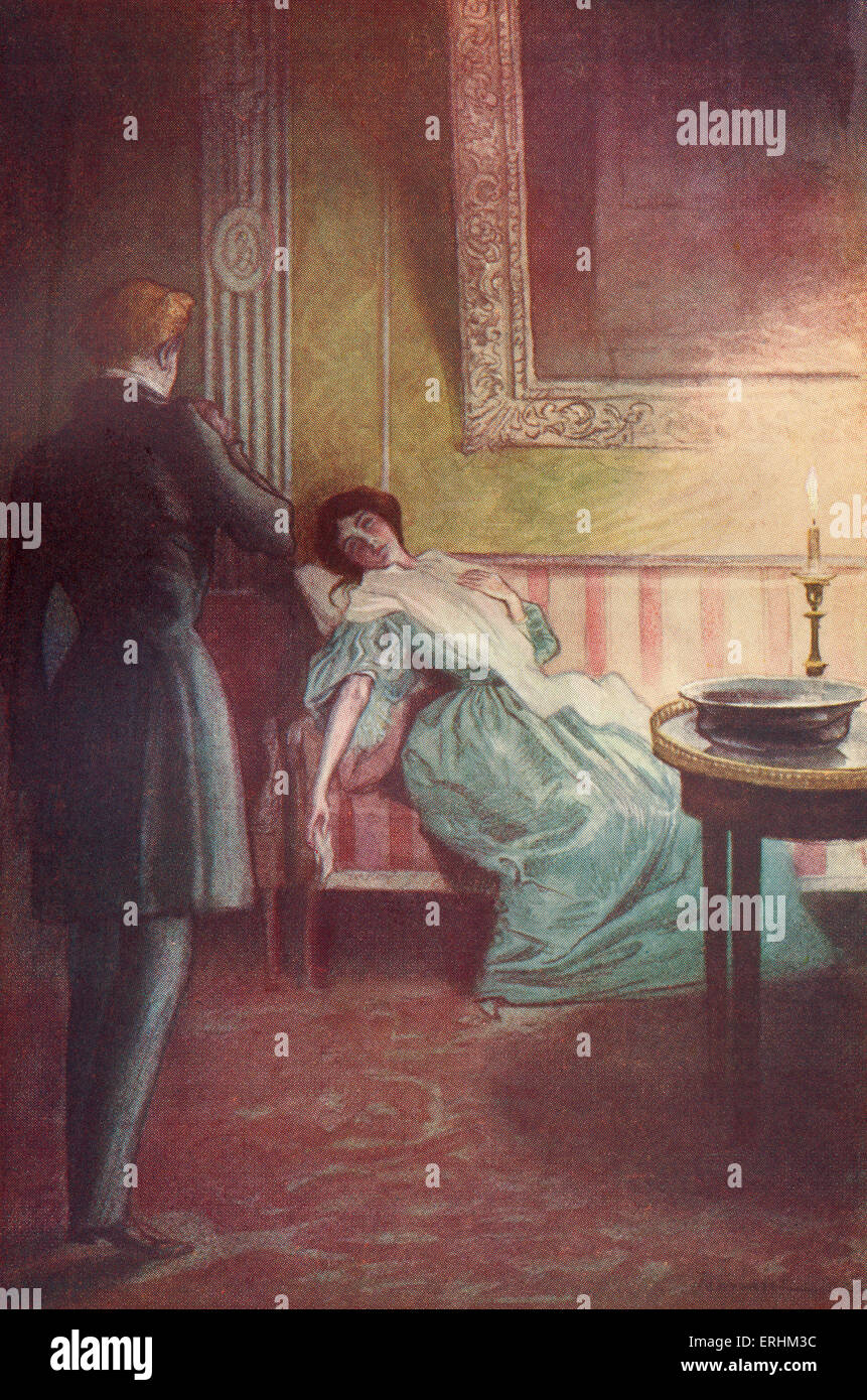 Dame Aux Camelias La Dame Aux Camelias Par Alexandre Dumas Fils Marguerite Et Le Narrateur Sous Titre Suivant Chapitre X Photo Stock Alamy