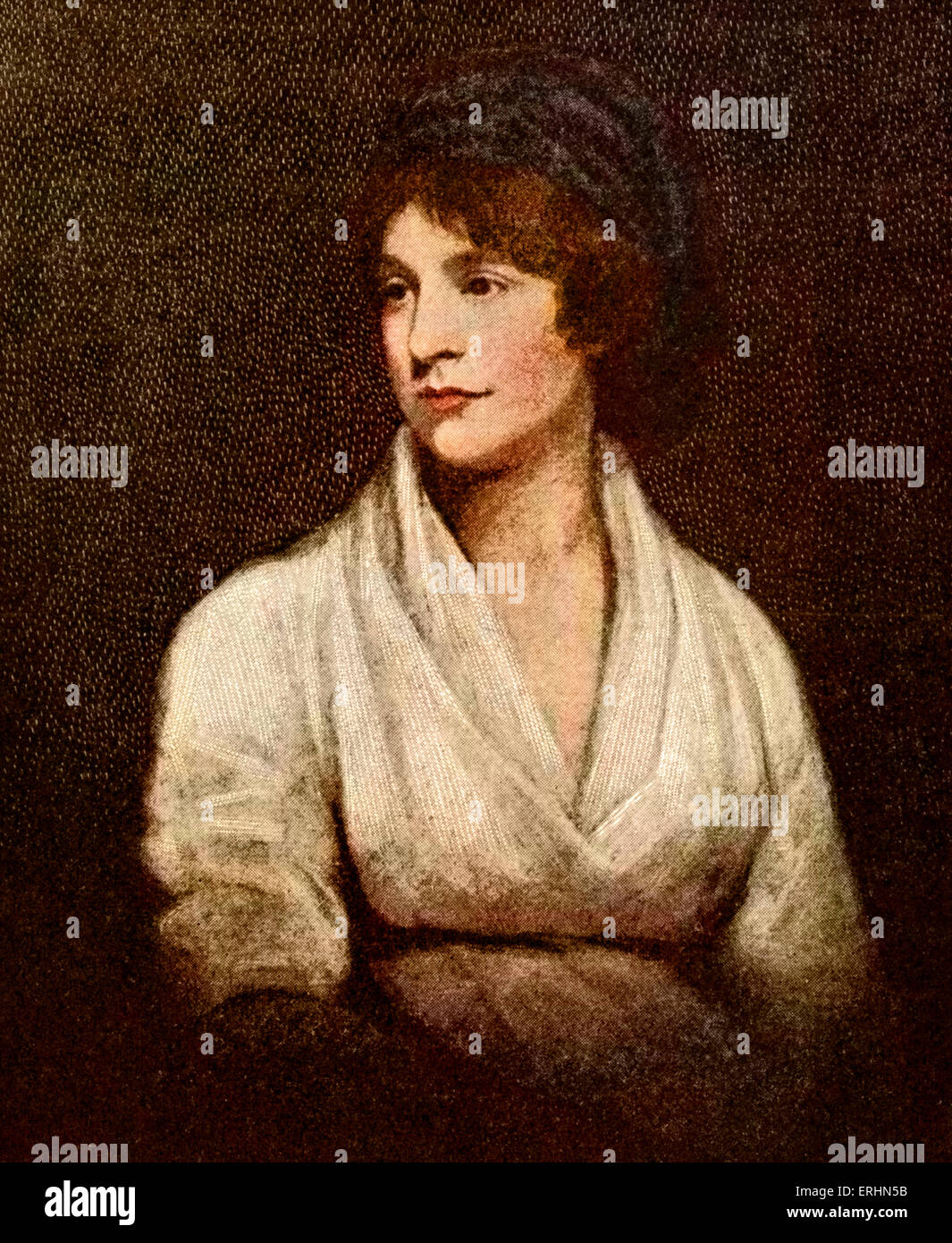 Mary Wollstonecraft (épouse de William Godwin). Mère de Mary Wollstonecraft Shelley. L'écrivain britannique 27 avril 1759 - 10 Banque D'Images