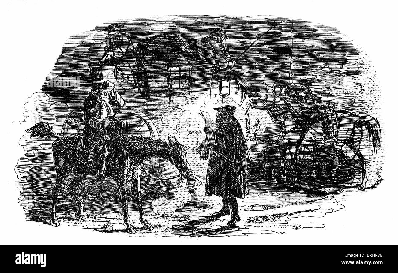 Un conte de deux villes de Charles Dickens, publié en 1859. Illustration par George Cruikshank, caricaturiste anglais et réservez Banque D'Images