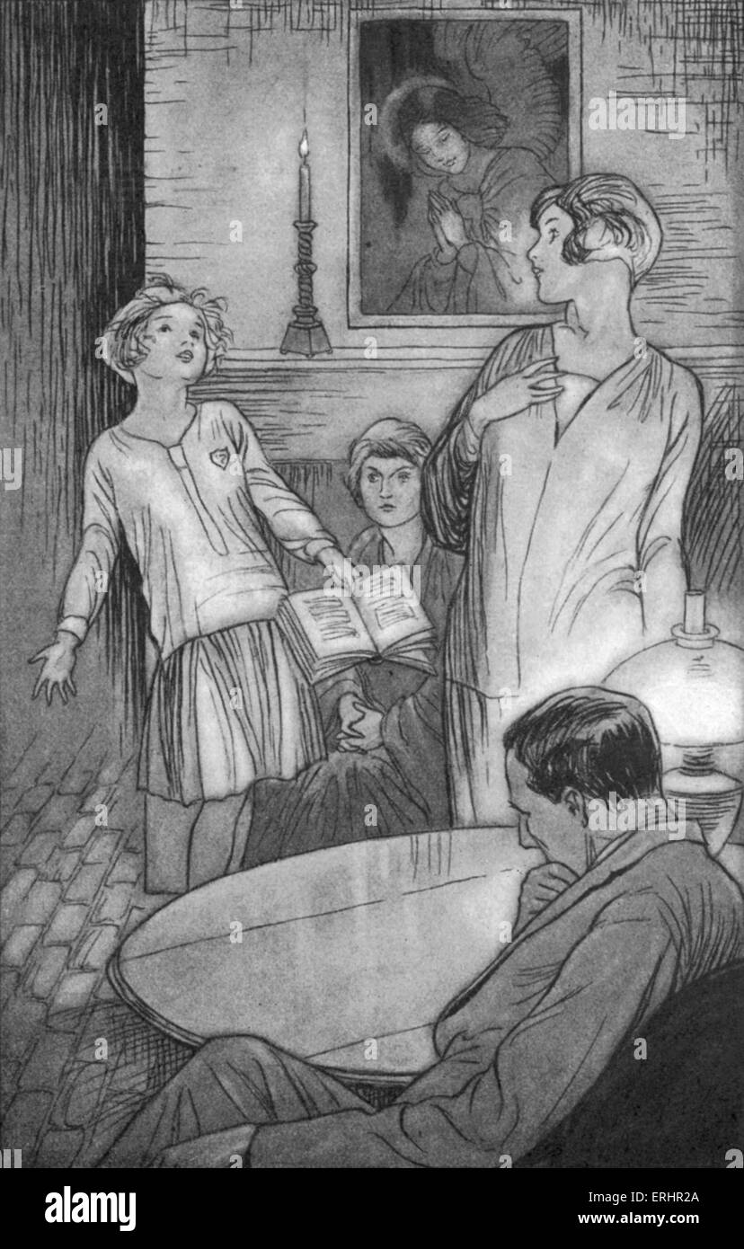 Un terme étrange - par Margaret C Champ. Sous-titre suivant : 'cette page à propos de poison photos...' elle faibli.' artiste inconnu. Banque D'Images