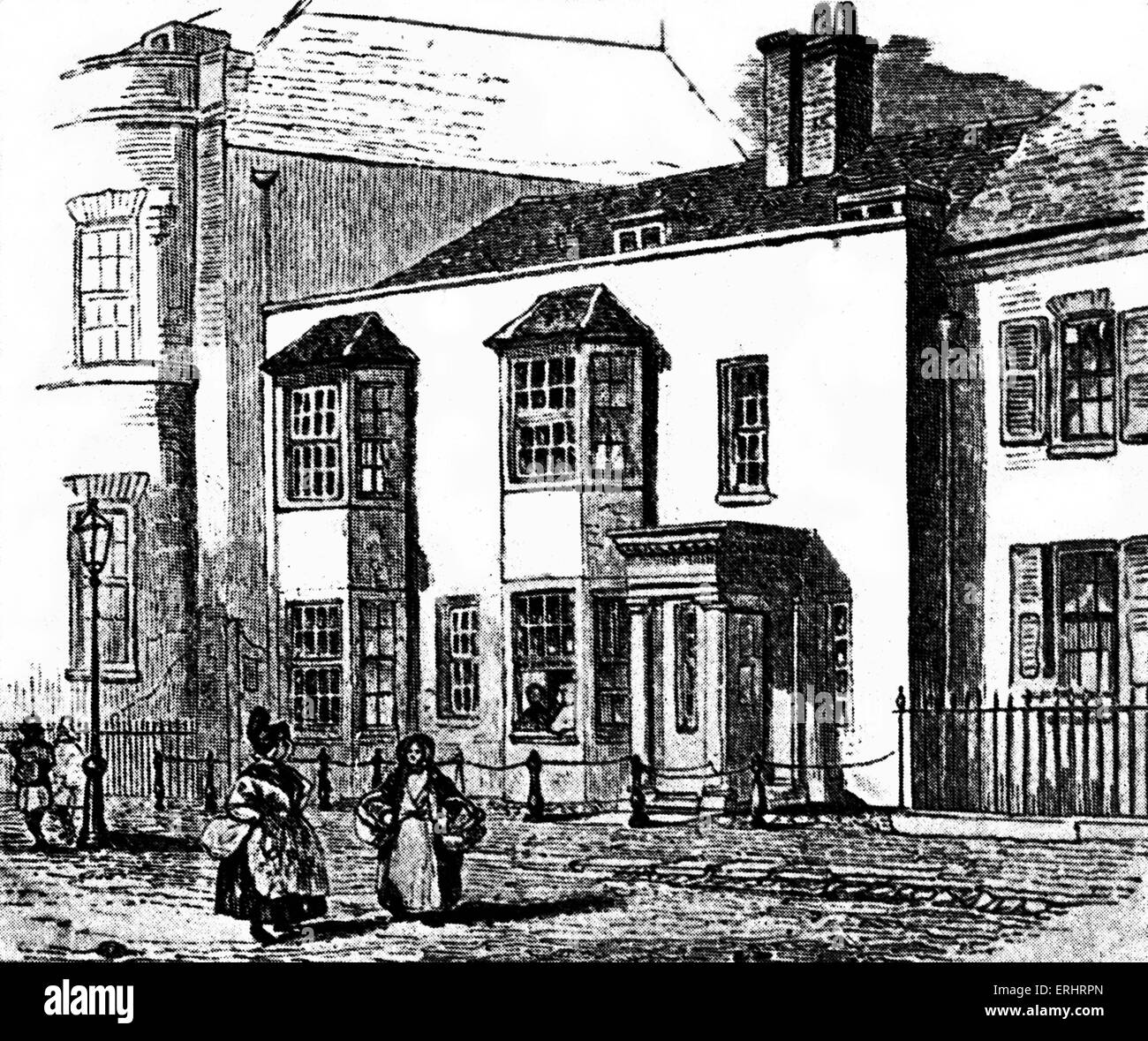 Samuel Johnson's residence à Brighton - l'anglais d'essayiste, biographe, lexicographe et critique de la littérature anglaise, 18 Banque D'Images
