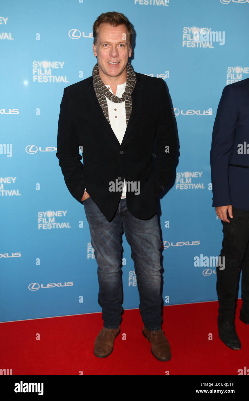 Sydney, Australie. 3 juin 2015. Sur la photo : Erik Thomson. Les célébrités sont arrivés sur le tapis rouge pour l'ouverture du Festival du film de Sydney film nuit Ruben Guthrie. Crédit : Richard Milnes/Alamy Live News Banque D'Images