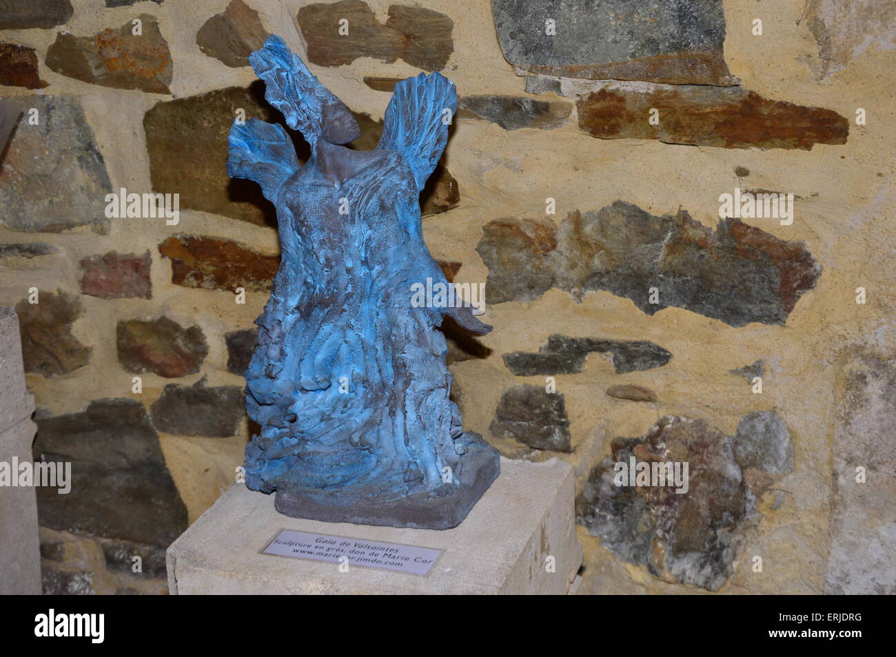 Une statue de la déesse Gaïa. Banque D'Images