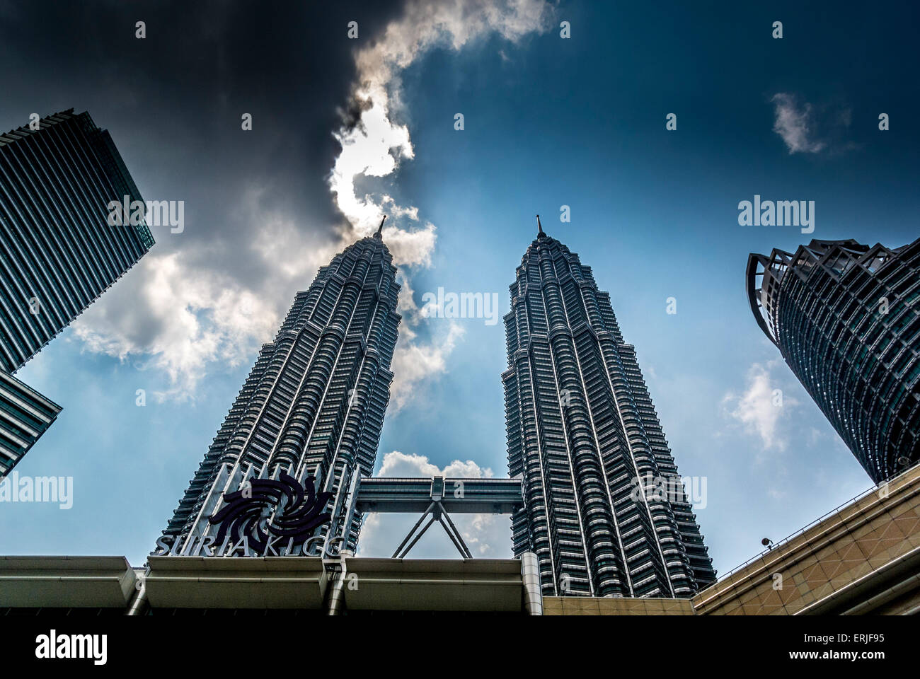 Les Tours Petronas, Kuala Lumpur, Malaisie. Banque D'Images