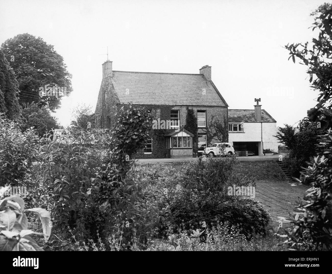 Le Lieutenant-colonel Robert Blair '' Paddy Mayne's house in Dalby, County Down. Vers décembre 1965 Banque D'Images