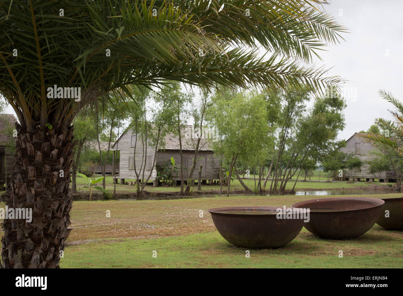 Wallace, Louisiane - La plantation de Whitney, une plantation de sucre qui a été transformé en un musée pour raconter l'histoire de l'esclavage. Banque D'Images