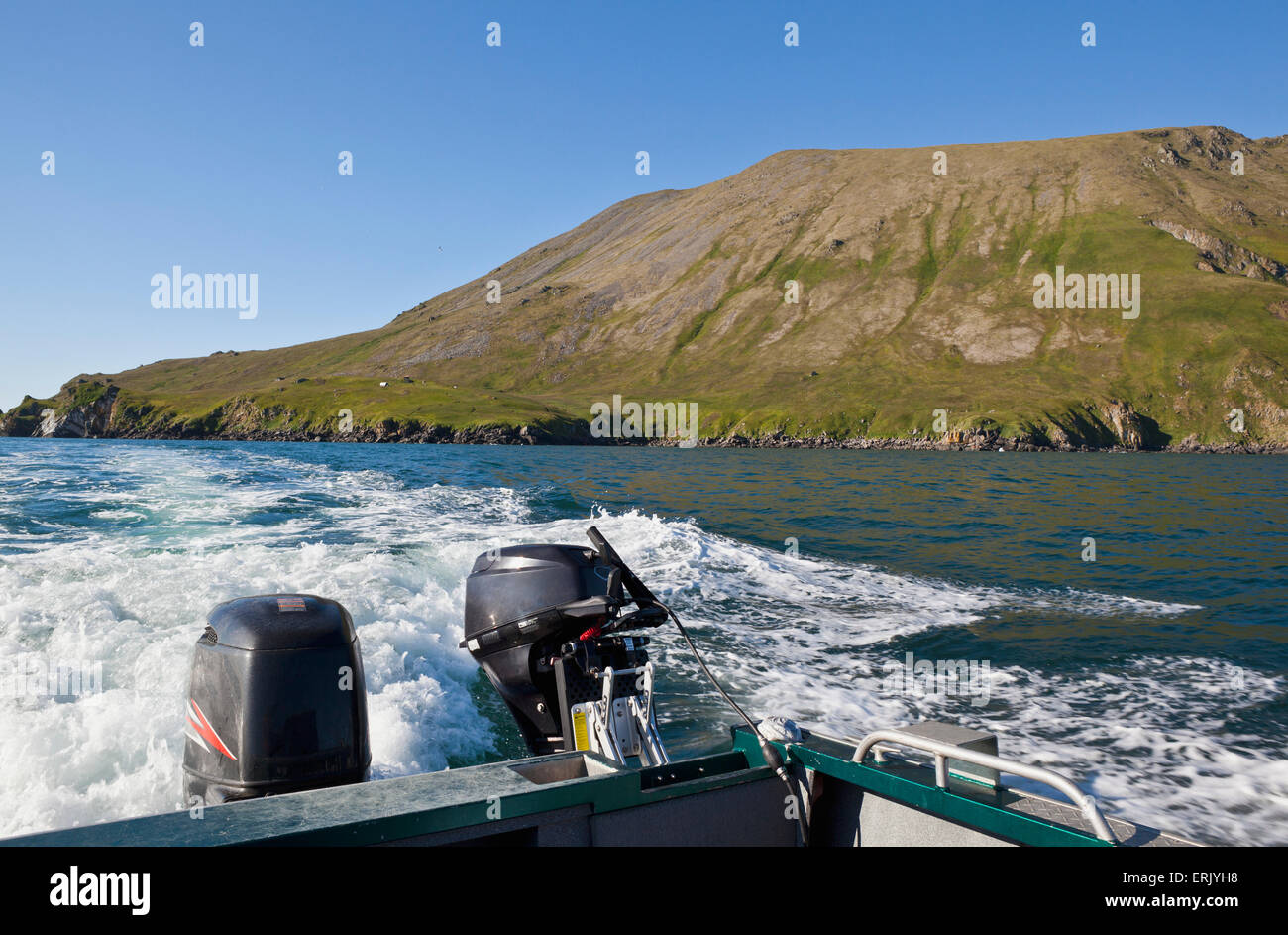 Moteur hors-bord,USA,Long Island,Bristol Bay Banque D'Images