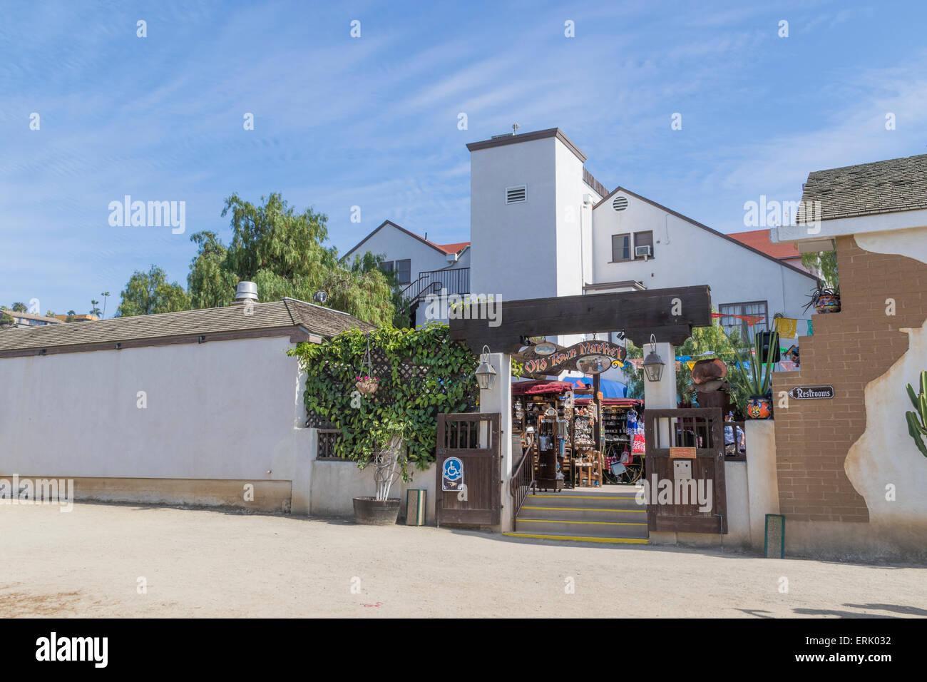 'Vieille Ville' dans 'Old Town San Diego State Historic Park' Banque D'Images