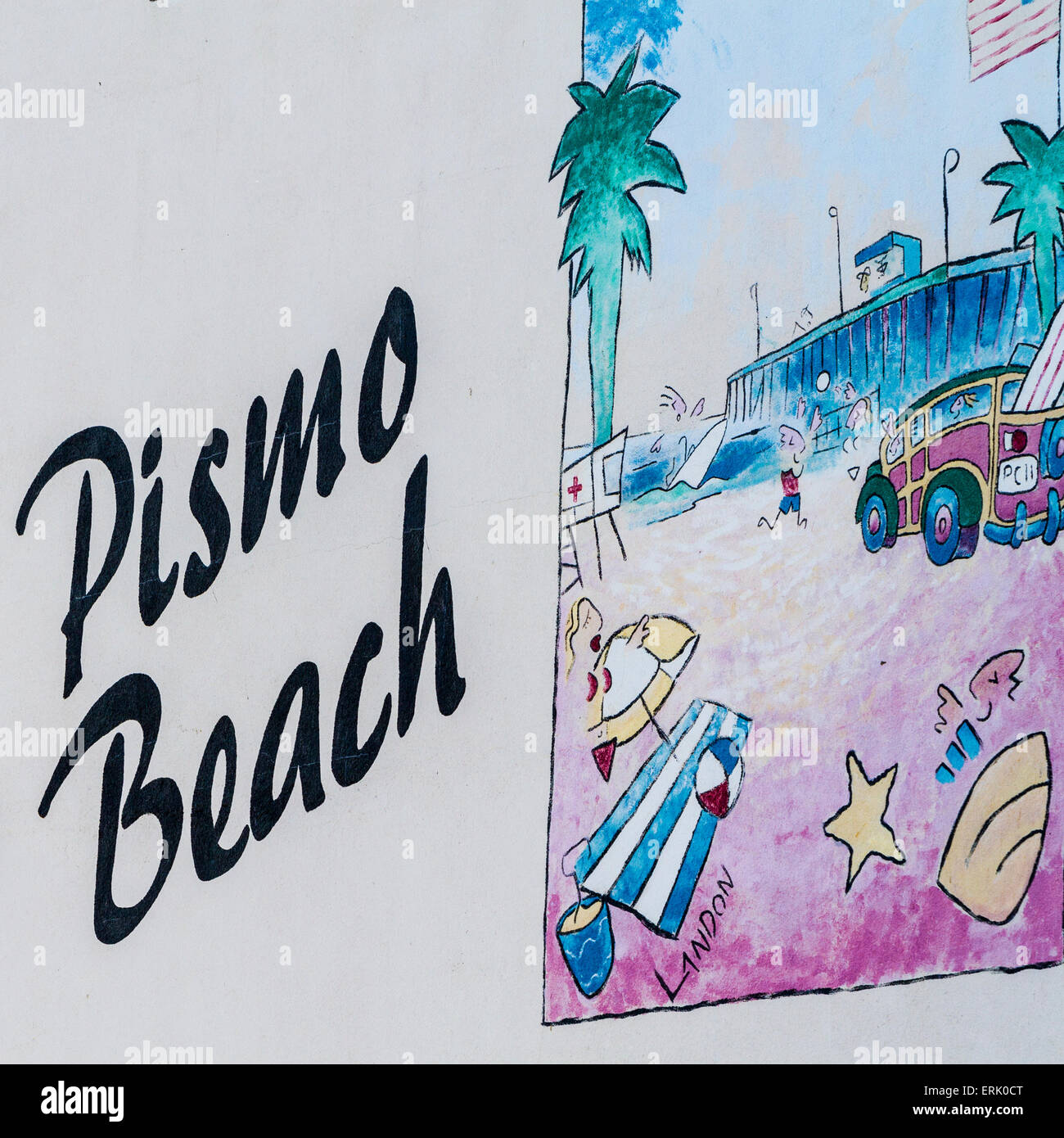 Pismo Beach Californie Banque D'Images