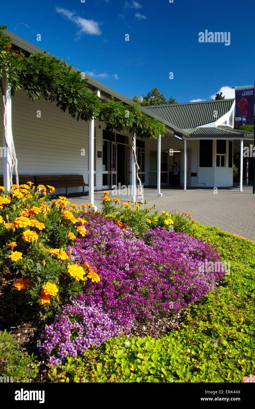 Pavilion Gardens, Hamilton, Waikato, Nouvelle-Zélande, île du Nord Banque D'Images