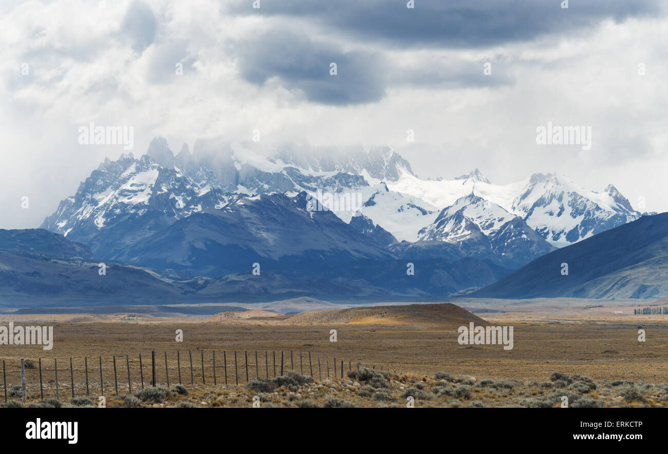 La Ruta 40 en Patagonie, Province de Santa Cruz, Argentine Banque D'Images