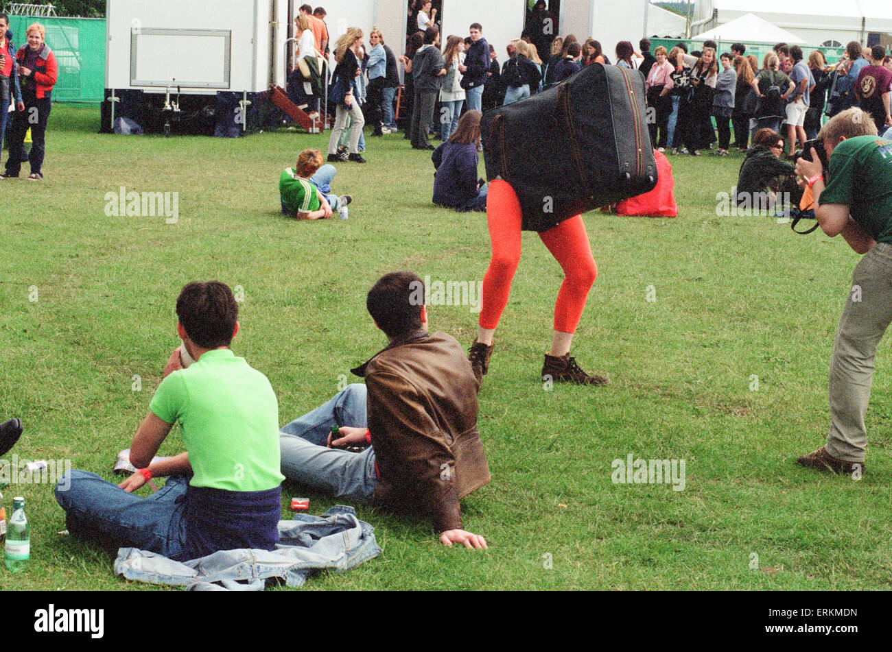 T dans le parc Music Festival, Strathclyde Park, Lanarkshire, en Écosse, le 14 juillet 1996. Banque D'Images