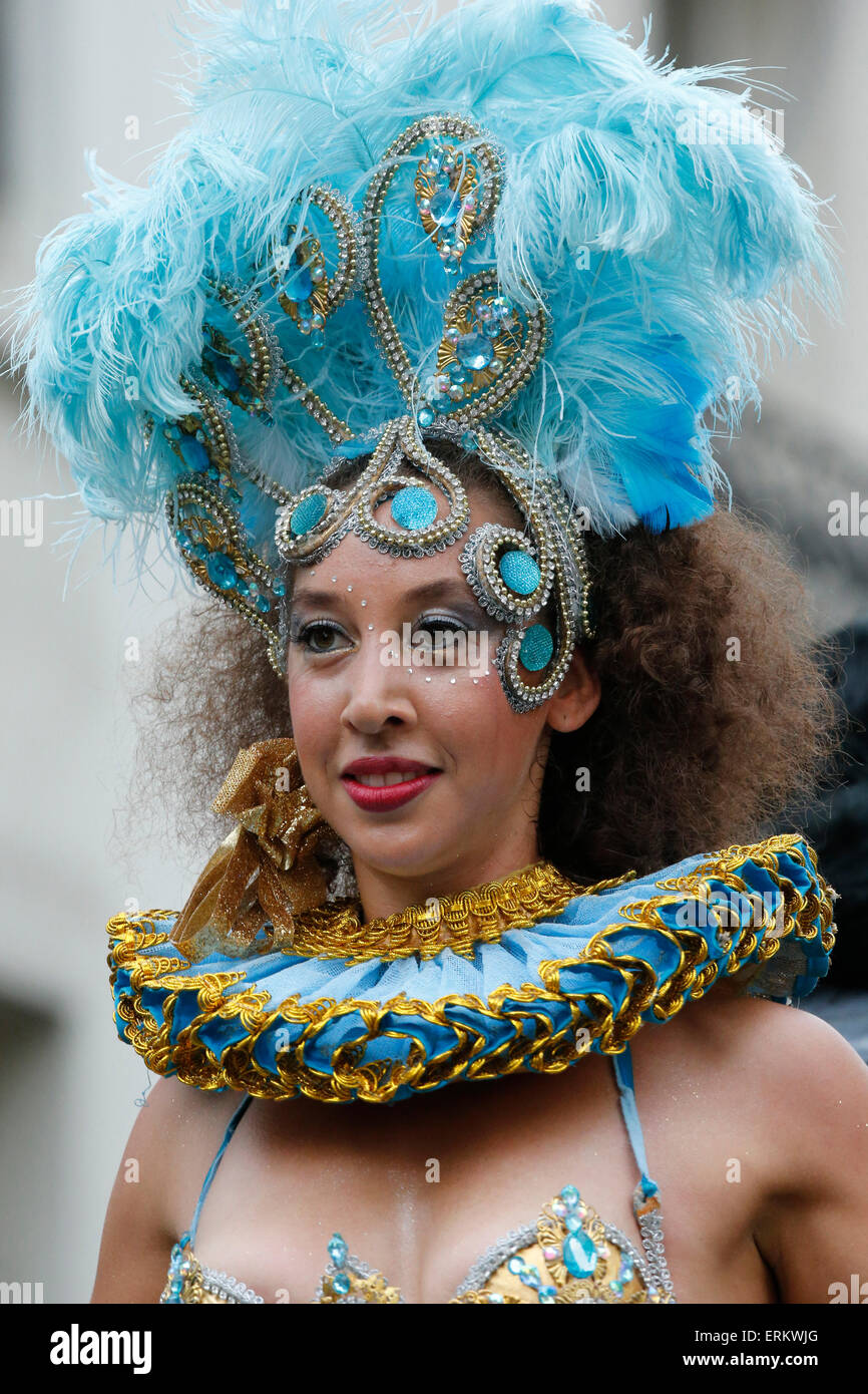 Carnaval d'Été tropical de Paris, Paris, France, Europe Banque D'Images