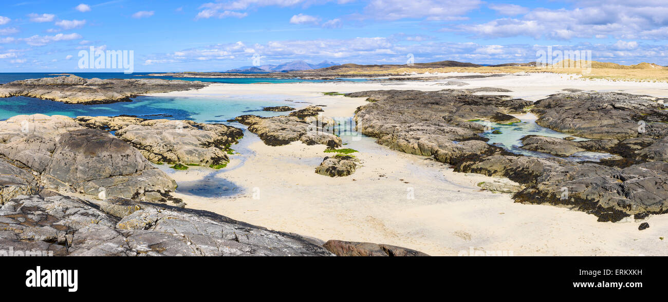 Les plages de la péninsule d'Ardnamurchan, Sanna, Highlands, Ecosse, Lochaber Banque D'Images