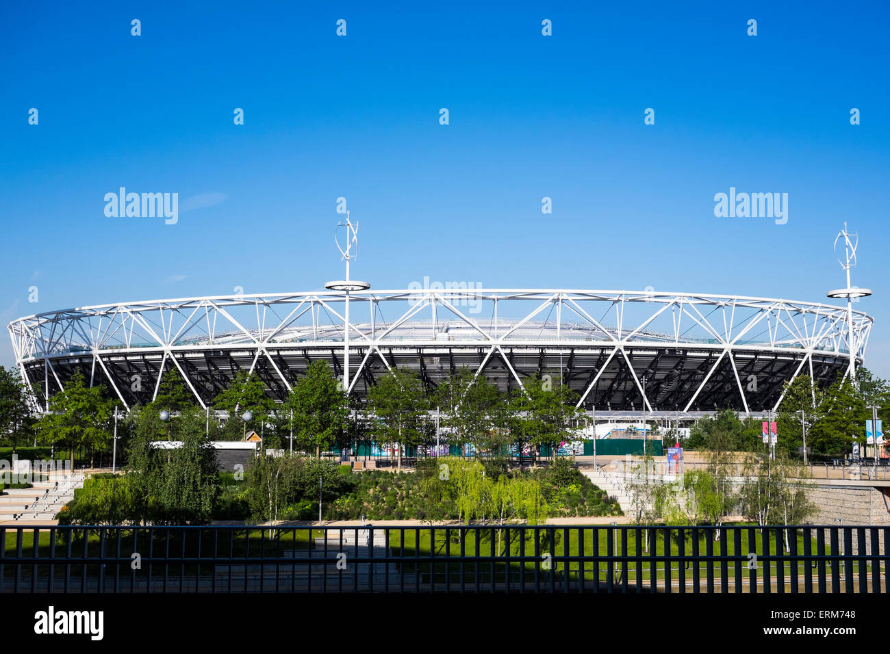 Queen Elizabeth Olympic Park Stadium, Stratford, London, Angleterre, Royaume-Uni Banque D'Images