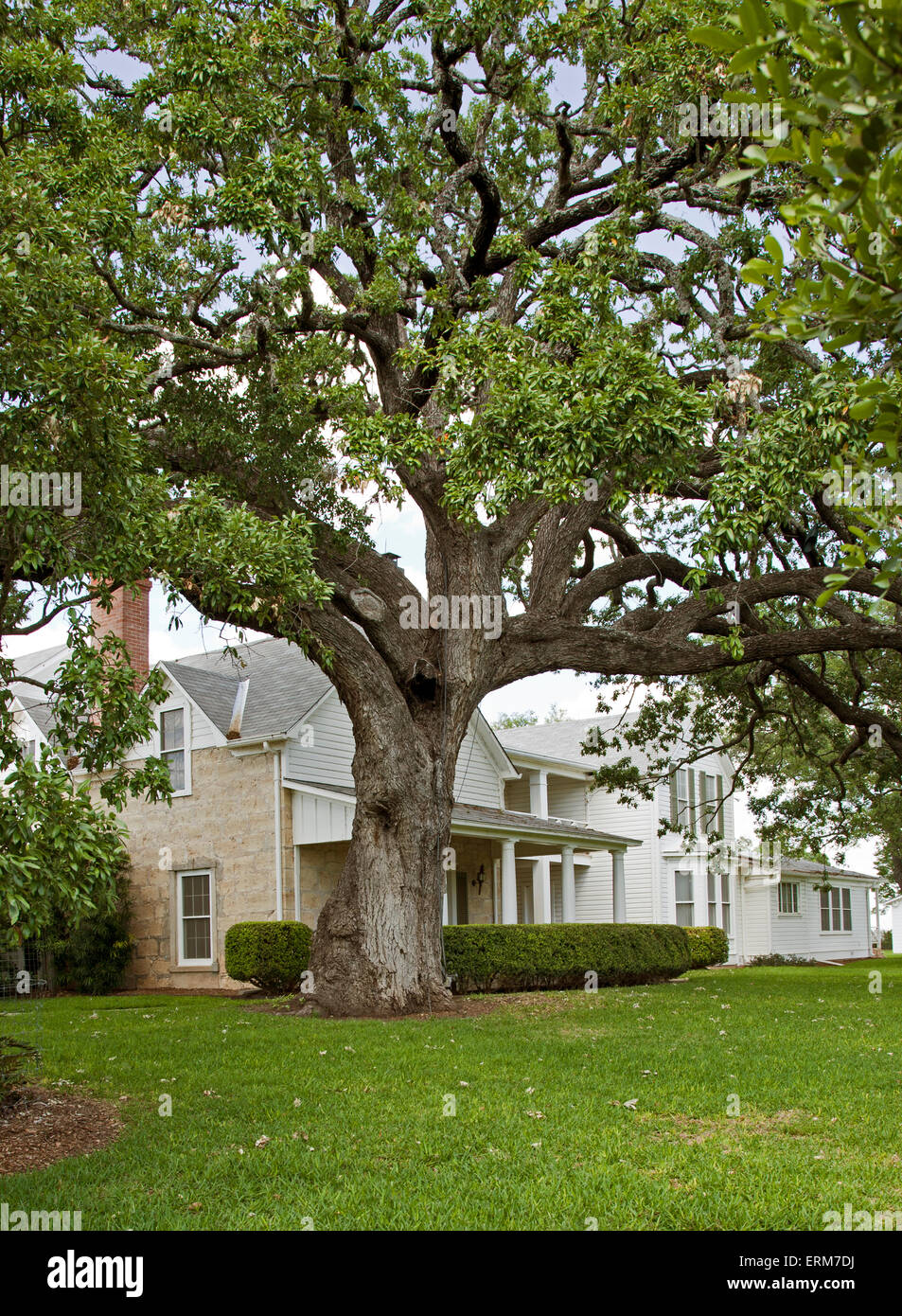 Texas White House, ranch accueil de Lyndon B. Johnson et Lady Bird Johnson. Banque D'Images