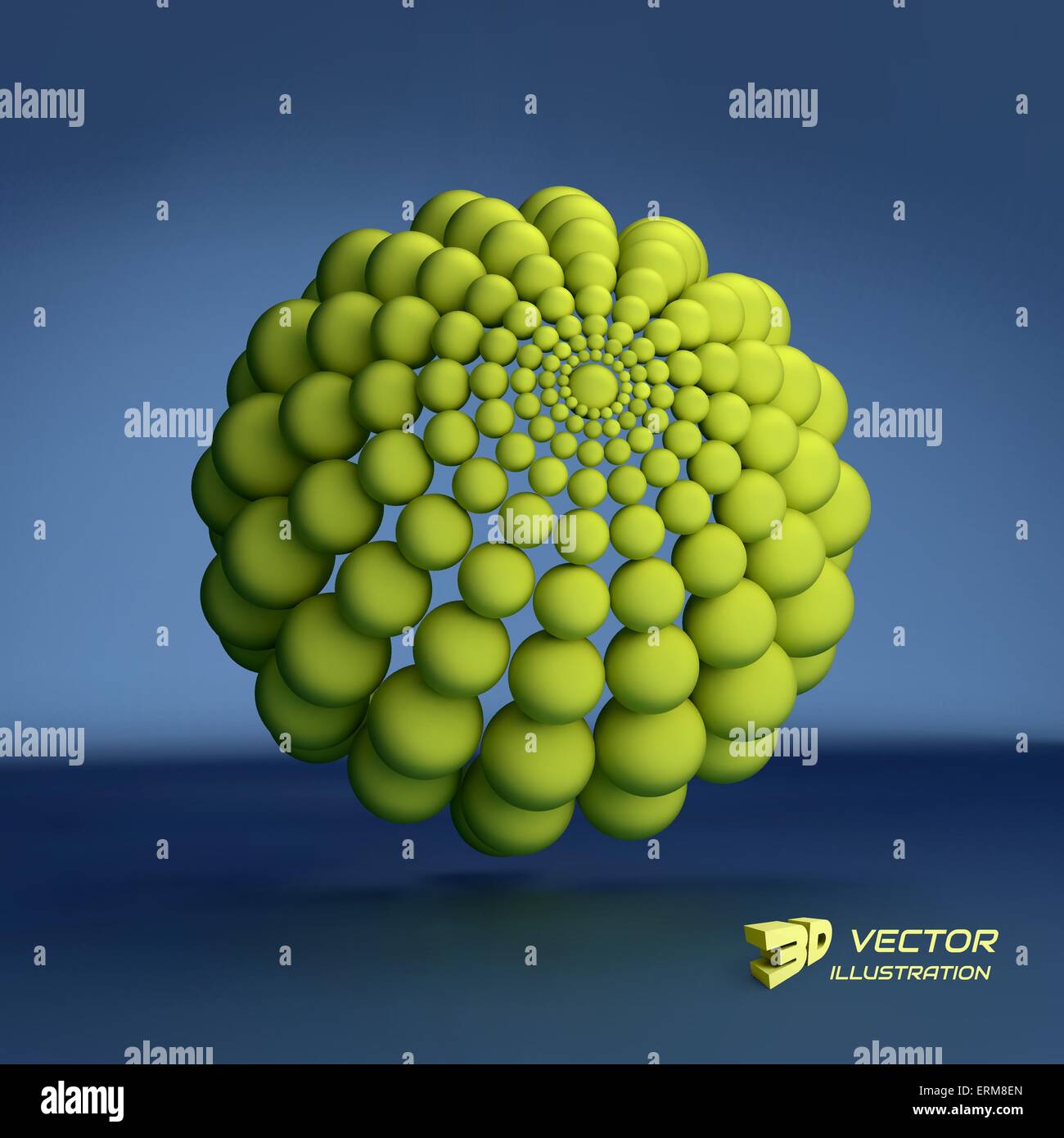 Sphère. Modèle 3D de vecteur. Abstract illustration. Illustration de Vecteur