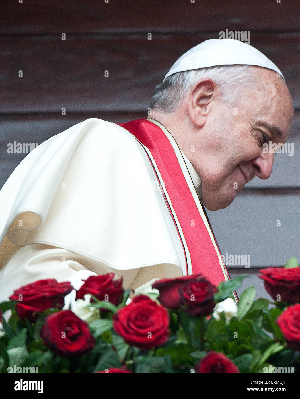 Pape Francis assiste à une sainte liturgie célébrée par le Patriarche Œcuménique Bartholomée Ier, à l'église patriarcale de Saint Georges à Istanbul comprend : le Pape François Où : Istanbul, Turquie Quand : 30 novembre 2014 Crédit : IPA/WENN.com **Uniquement disponible pour publication au Royaume-Uni, USA, Allemagne, Autriche** Banque D'Images