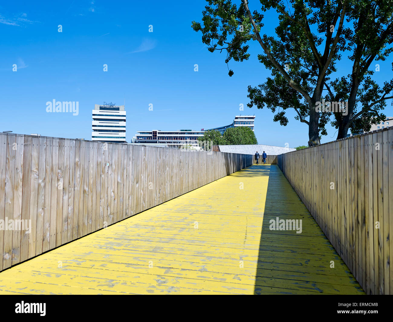 De Luchtsingel A Rotterdam Aux Pays Bas Une Connexion Entre Rotterdam Nord Et Le Centre De Rotterdam Photo Stock Alamy