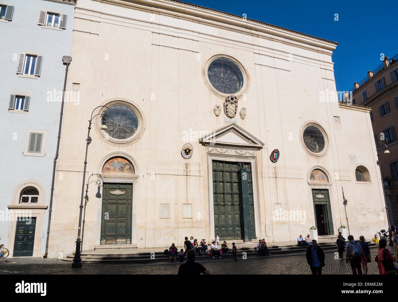 Santa Maria sopra Minerva à Rome Italie Banque D'Images