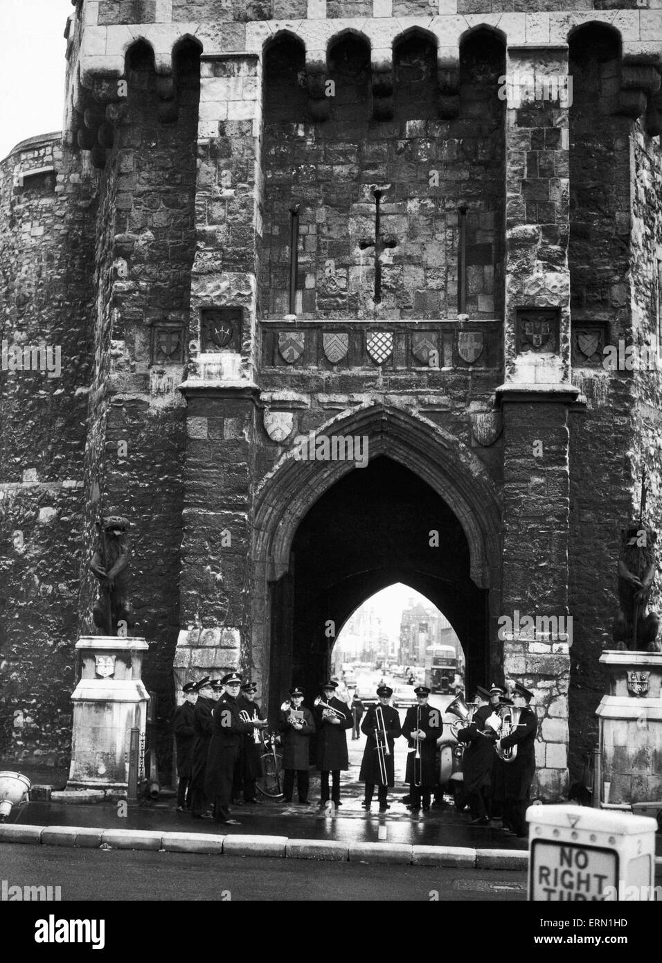 Armée du salut à Southampton, Hampshire, 18 mars 1968. Banque D'Images