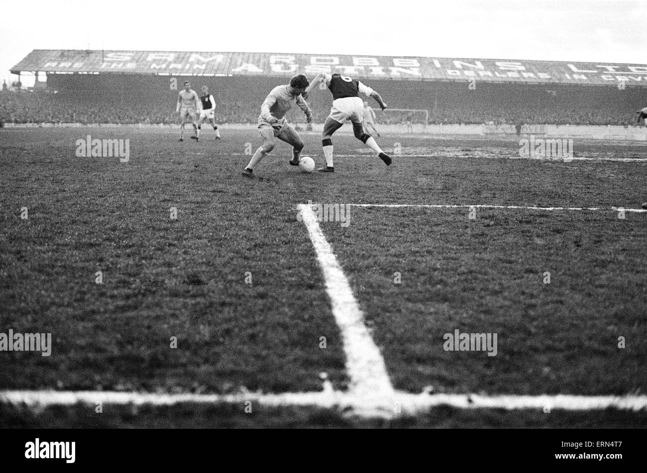 Ville de Coventry v Northampton Town, 28 mars 1967 Banque D'Images