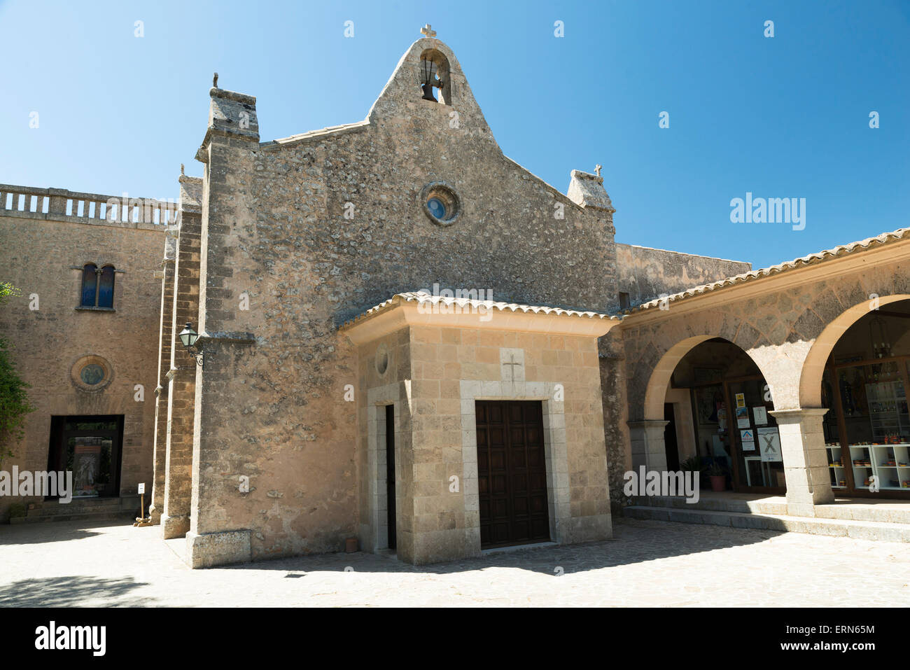 Santuari de Nostra ( SXIV Senyore de Cura ), Majorque, Îles Baléares, Espagne Banque D'Images