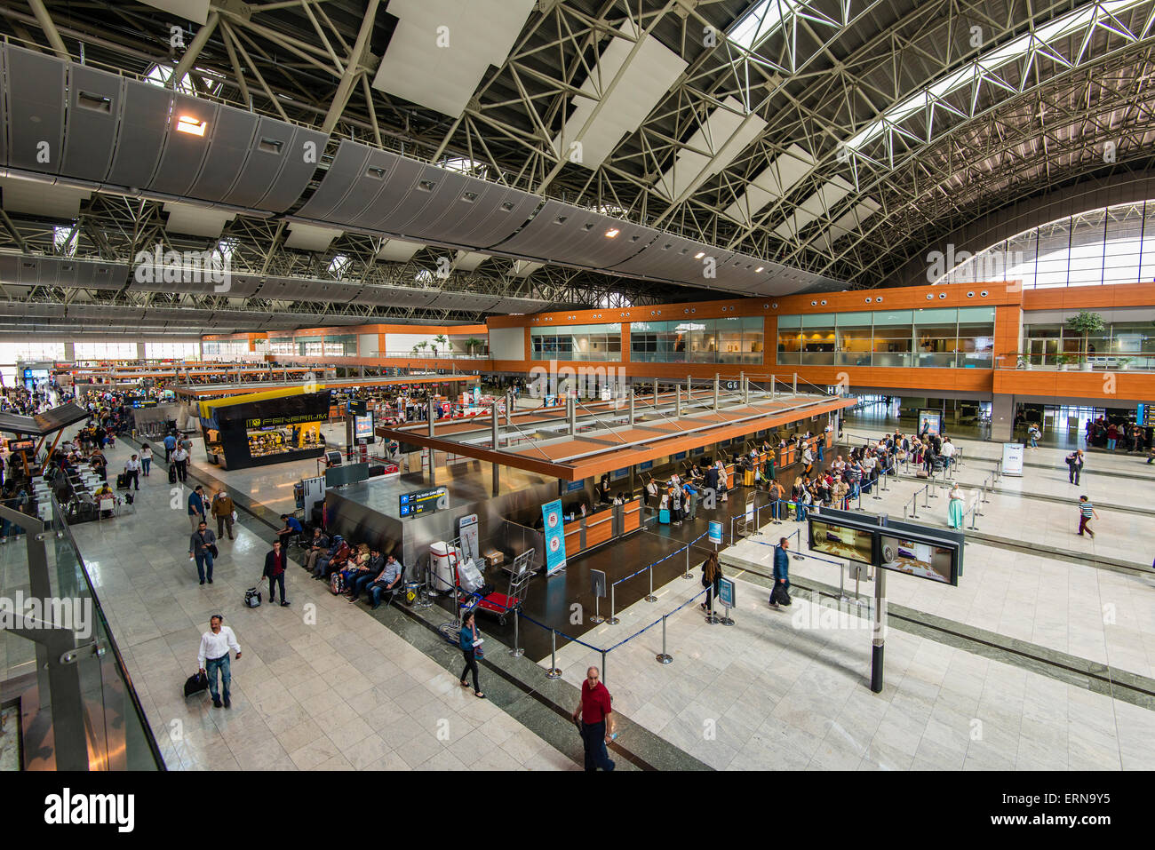 Terminal principal des passagers de l'aéroport international Sabiha Gökçen. Istanbul, Turquie Banque D'Images
