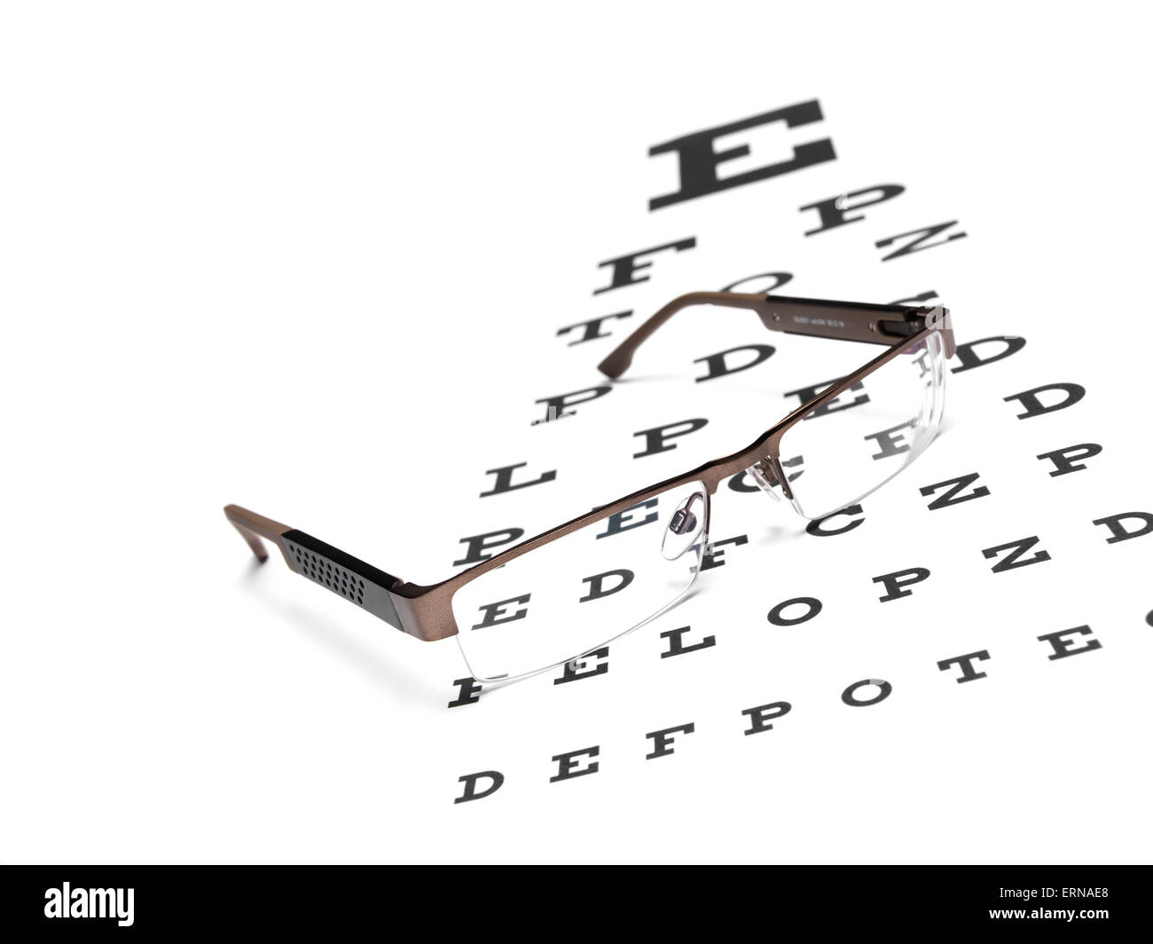 Lunettes avec un tableau Banque D'Images