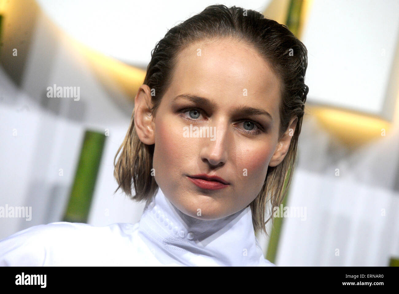 Leelee Sobieski assistant à la MoMA 2015 Partie dans le jardin du musée d'Art moderne le 2 juin 2015 à New York City Banque D'Images