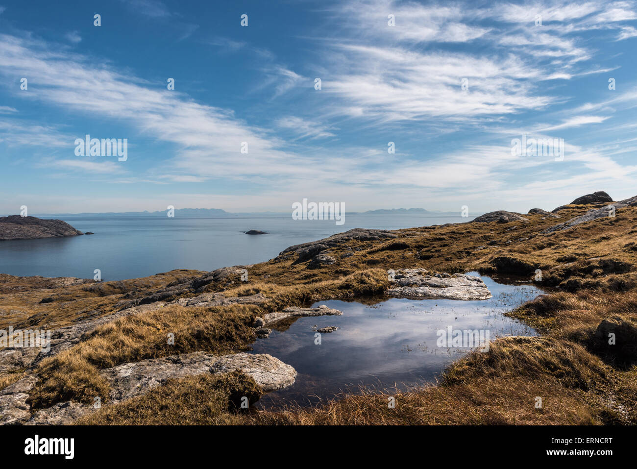 À l'échelle du Minch de Eriskay Banque D'Images