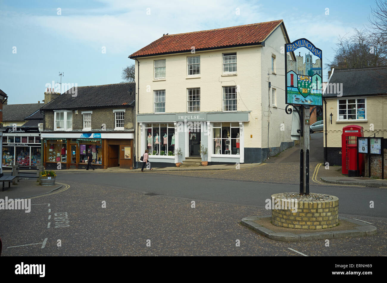 UK Suffolk Framlingham Banque D'Images