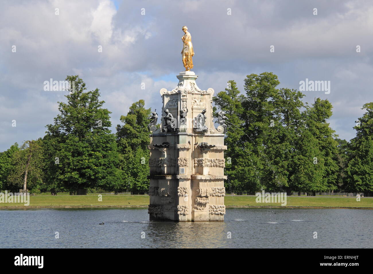 Diana Fountain, Bushy Park, Hampton court, Grand Londres, Angleterre, Grande-Bretagne, Royaume-Uni, Royaume-Uni, Europe Banque D'Images