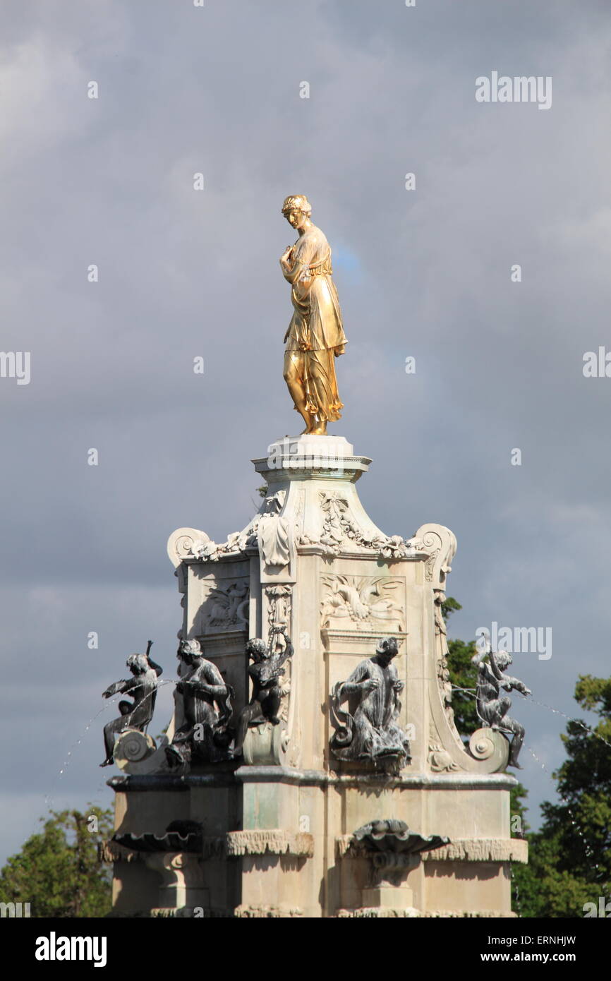 Diana Fountain, Bushy Park, Hampton court, Grand Londres, Angleterre, Grande-Bretagne, Royaume-Uni, Royaume-Uni, Europe Banque D'Images