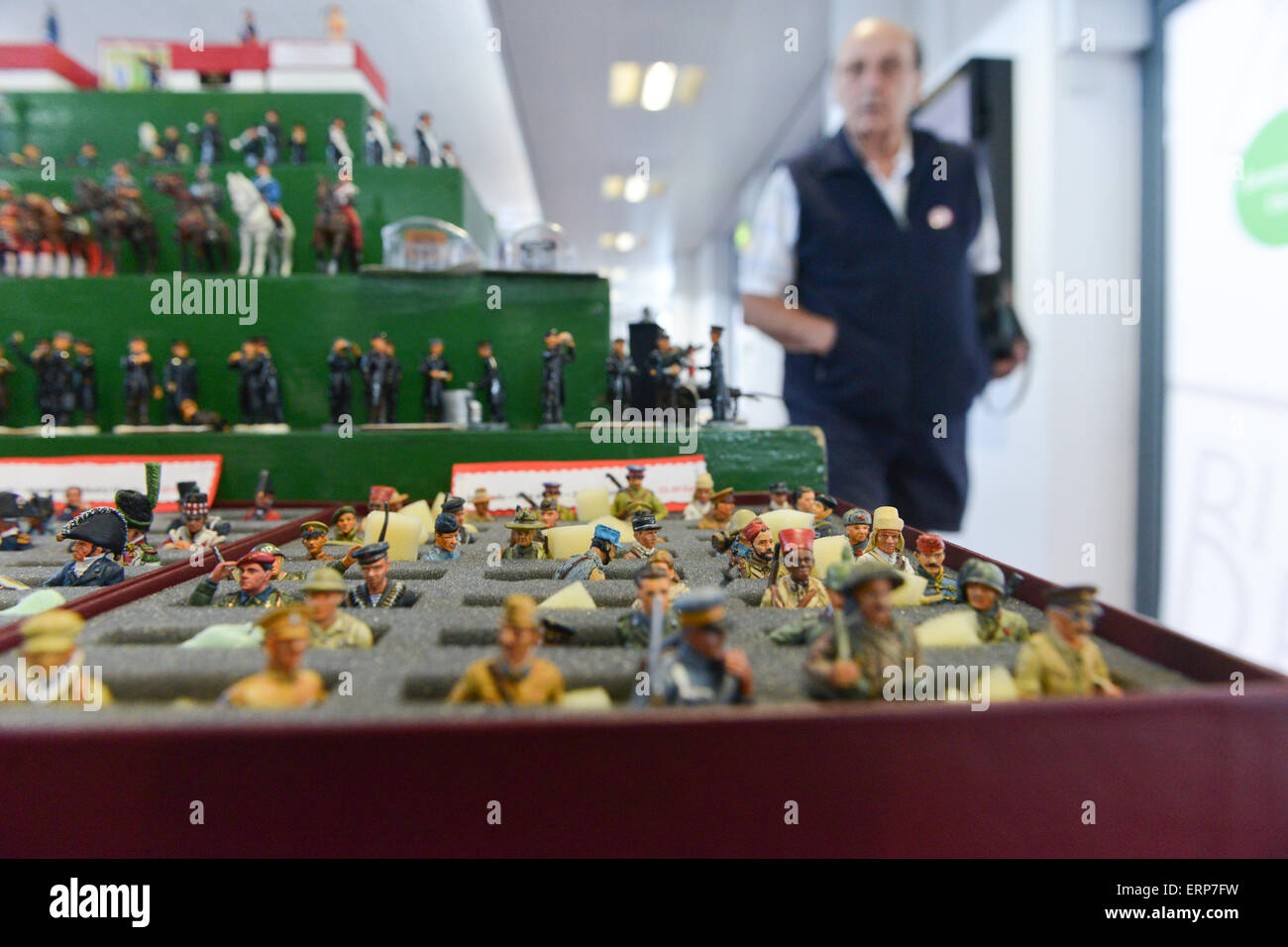 Business Design Centre, London, UK. 6e juin 2015. Le London Toy Soldier Show à l'Islington Business Design Centre, le plus grand soldat de plomb en Europe. Avec tout pour les collectionneurs et maquettistes. Crédit : Matthieu Chattle/Alamy Live News Banque D'Images