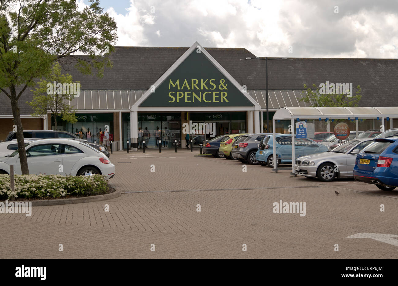 Avant magasin Marks & Spencer Banque D'Images