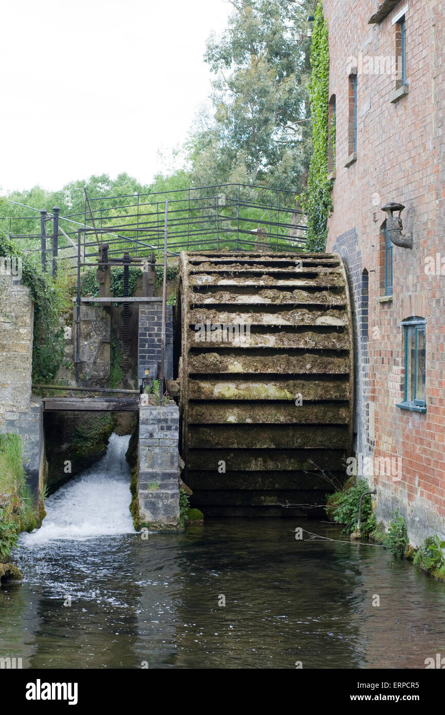 L'ancien moulin. Lower Slaughter. Cotswolds, Gloucestershire, Angleterre Banque D'Images