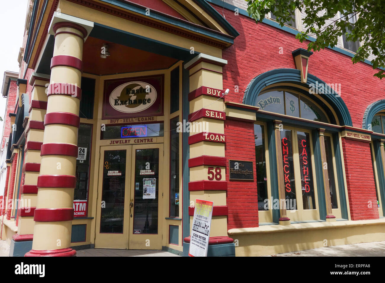 Coin d'un magasin de jouet dans la région de Easton, PA, United States Banque D'Images